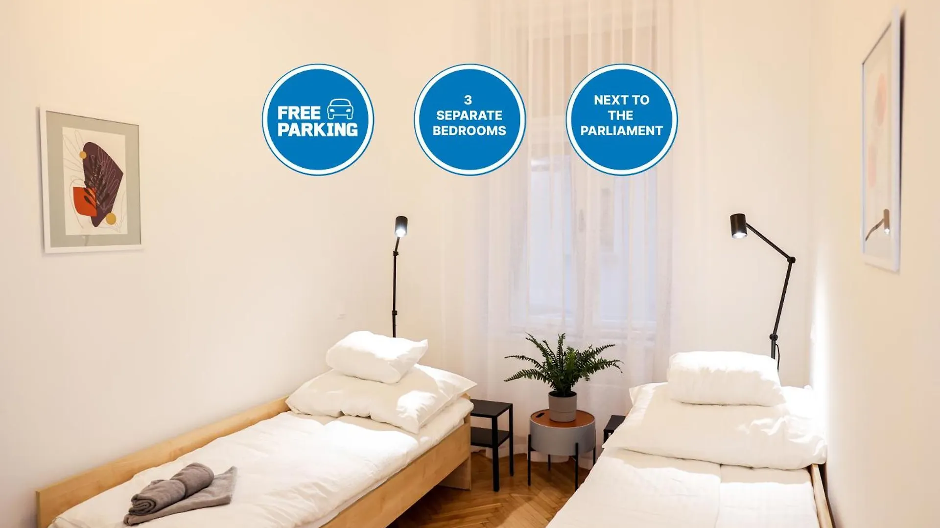 Apartment Modern 3Br Apt Free Parking Prime Location Budapest
